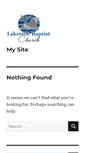 Mobile Screenshot of lakesidebaptistchurch.me